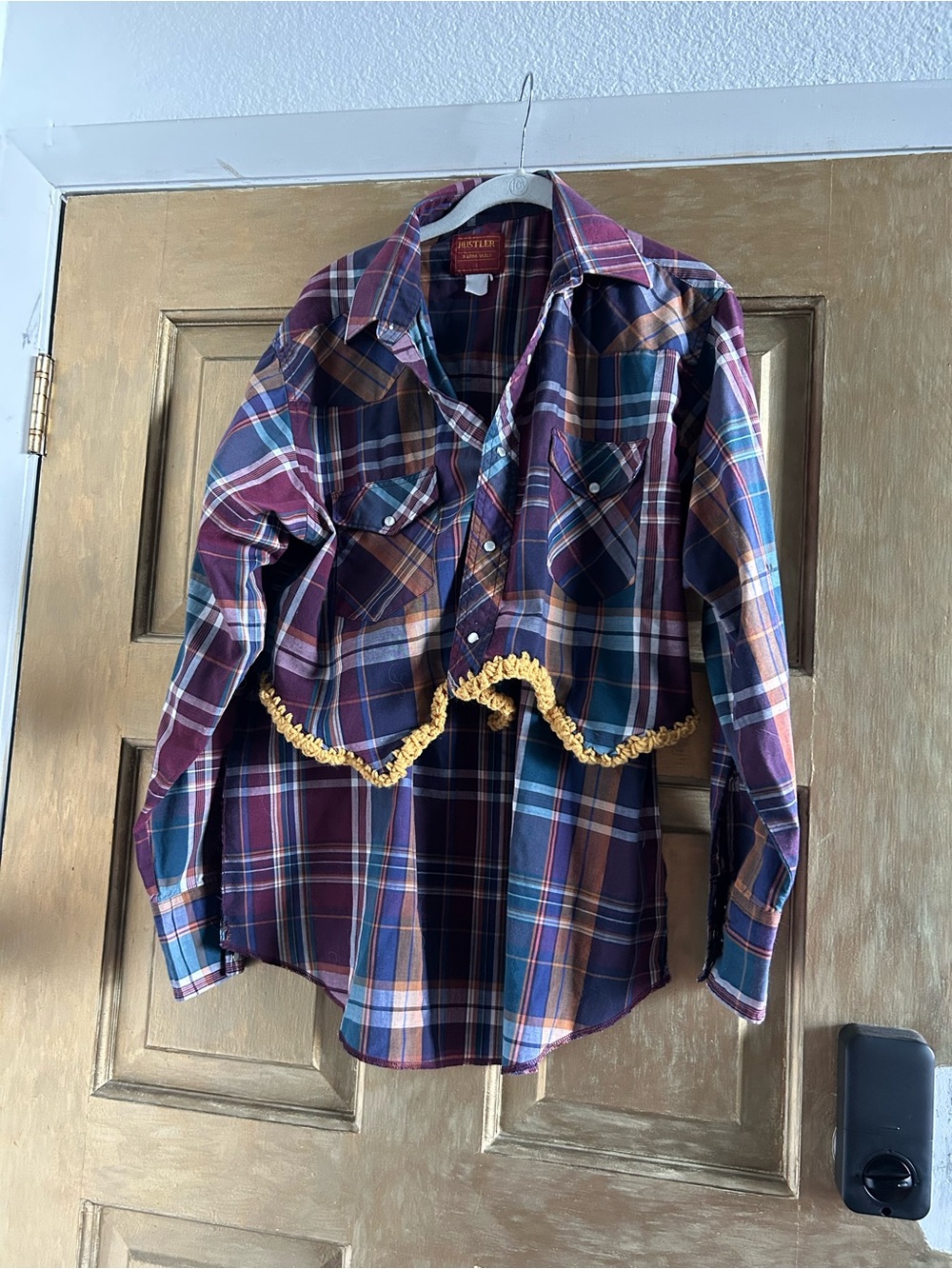 Western shirt upcycle